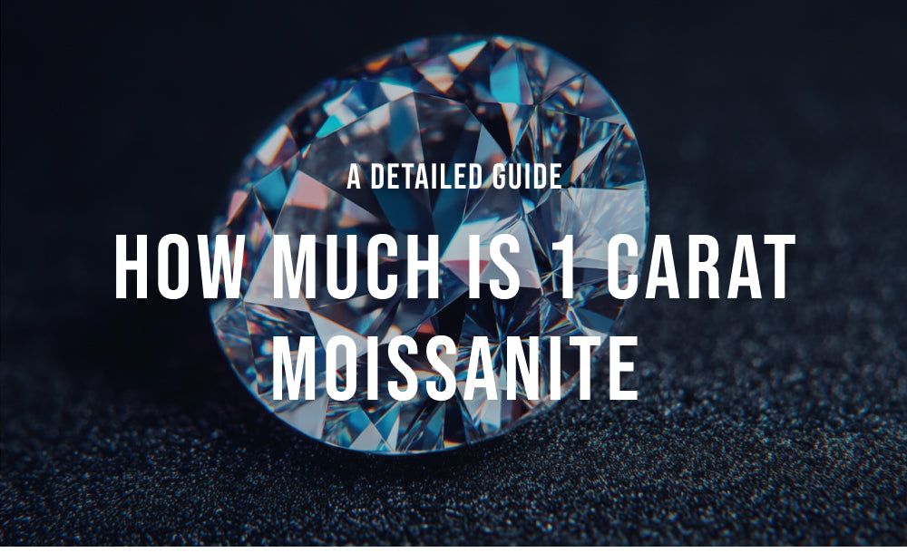 how much a 1 carat moissanite worth