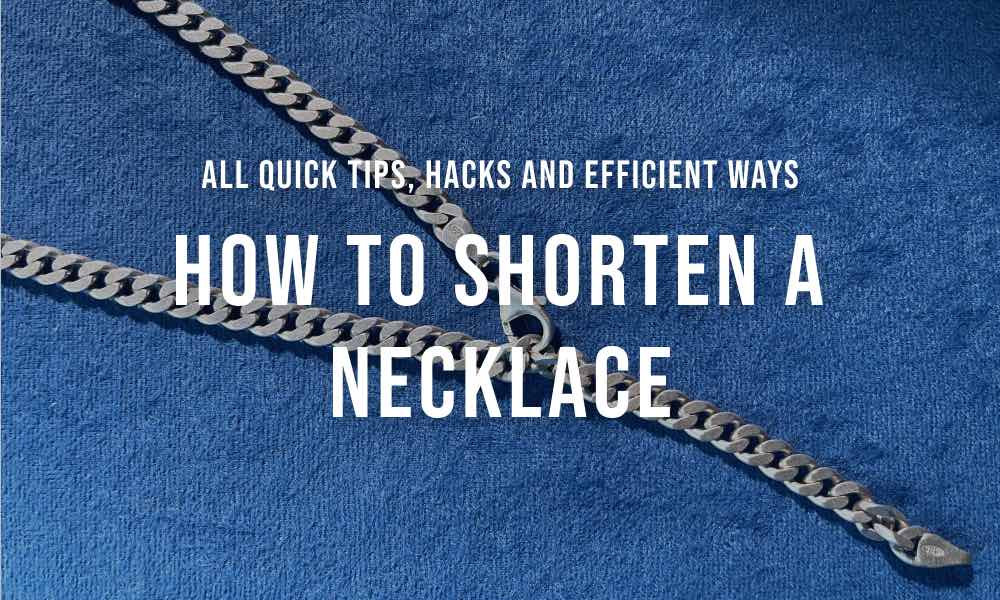 How to shorten a necklace