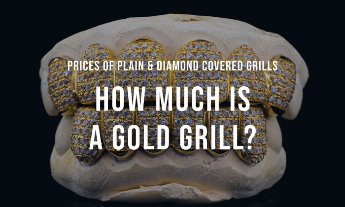 How Much Is a Gold Grill? Prices of Plain & Diamond Covered Grills
