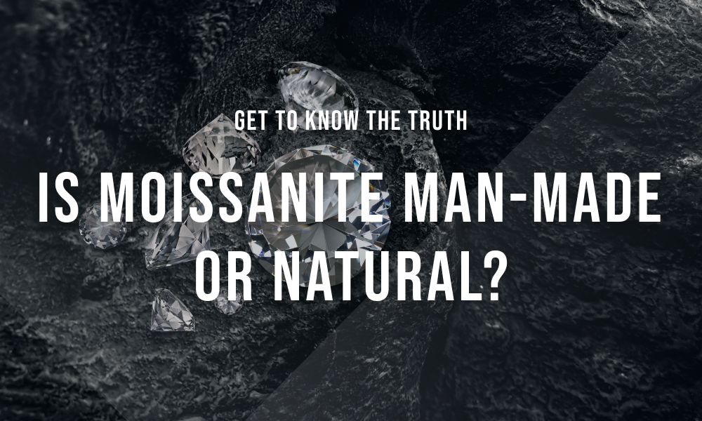 Is Moissanite man made?