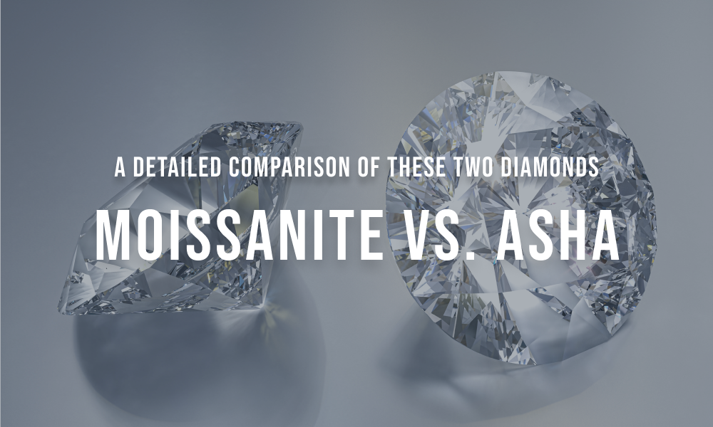 Moissanite vs asha