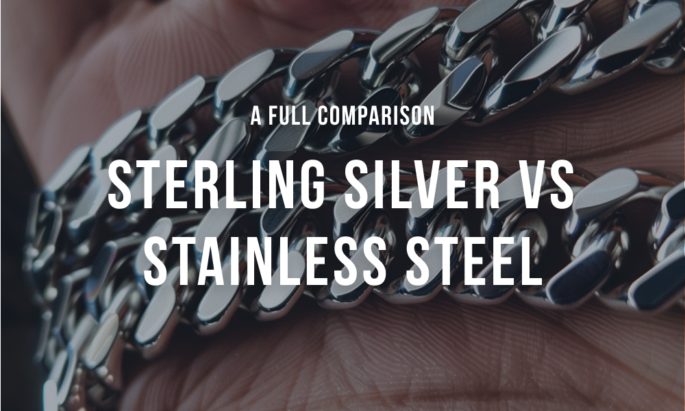 sterling silver vs stainless steel