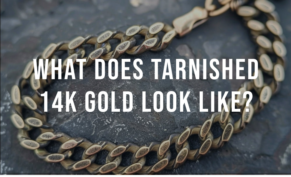what does tarnished 14k gold look like