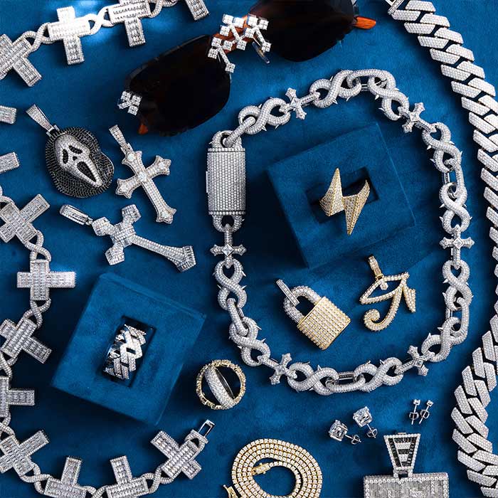 Moissanite Hip Hop Jewelry