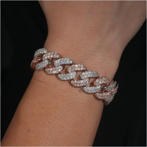 Moissanite Cuban Link Bracelets