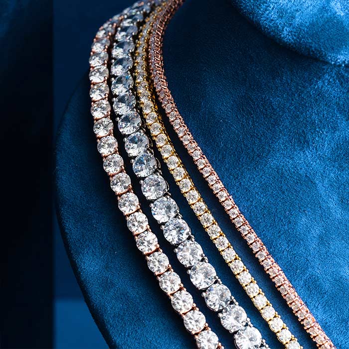 Moissanite Tennis Chains Collection