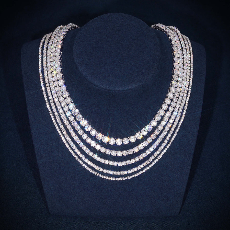 Moissanite Tennis Chains Collection