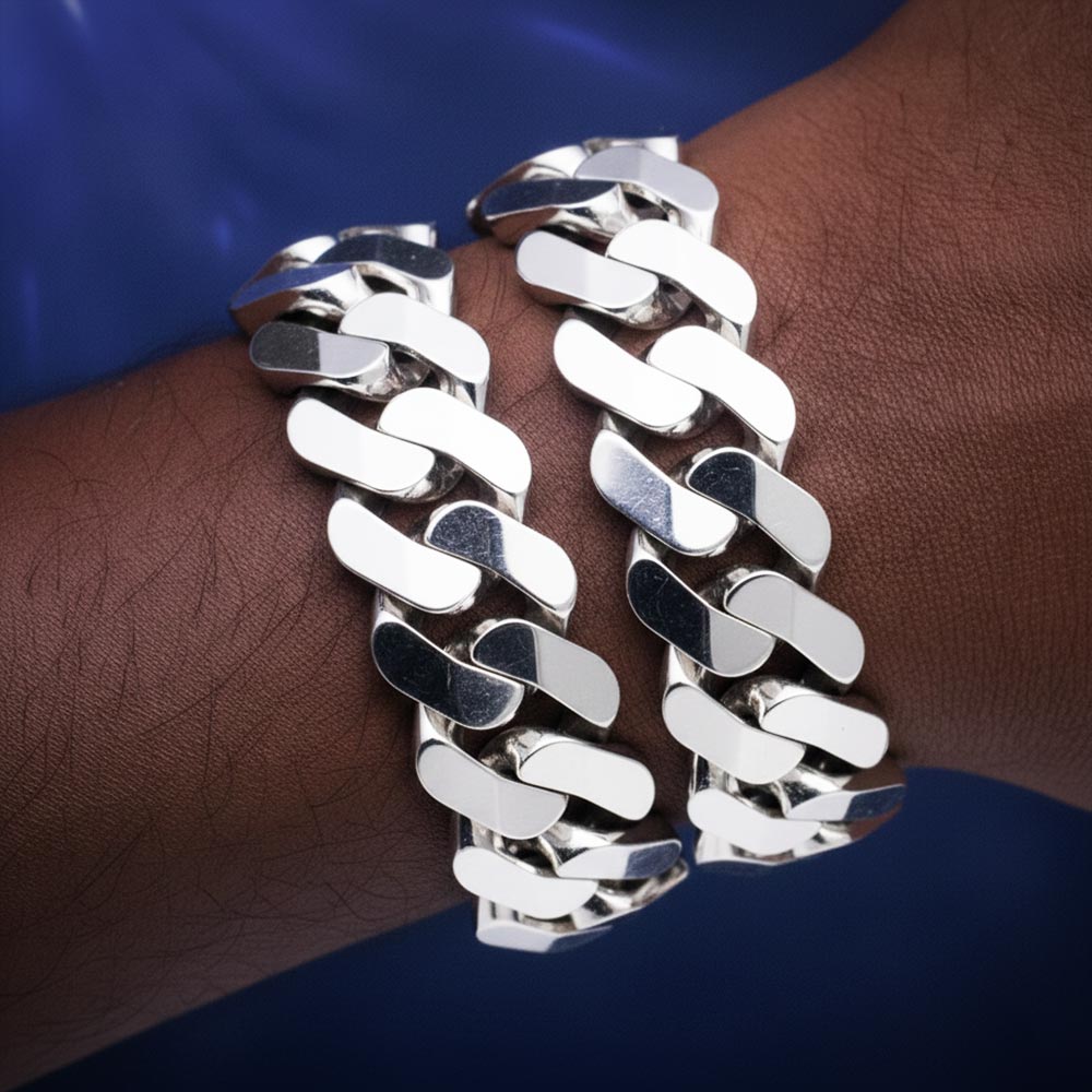 silver bracelets for men