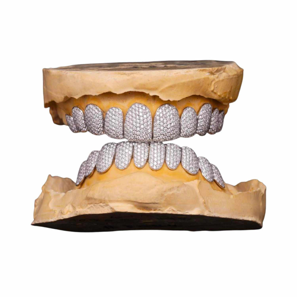 10 on 10 vvs moissanite diamond grillz prong set 2 icecartel