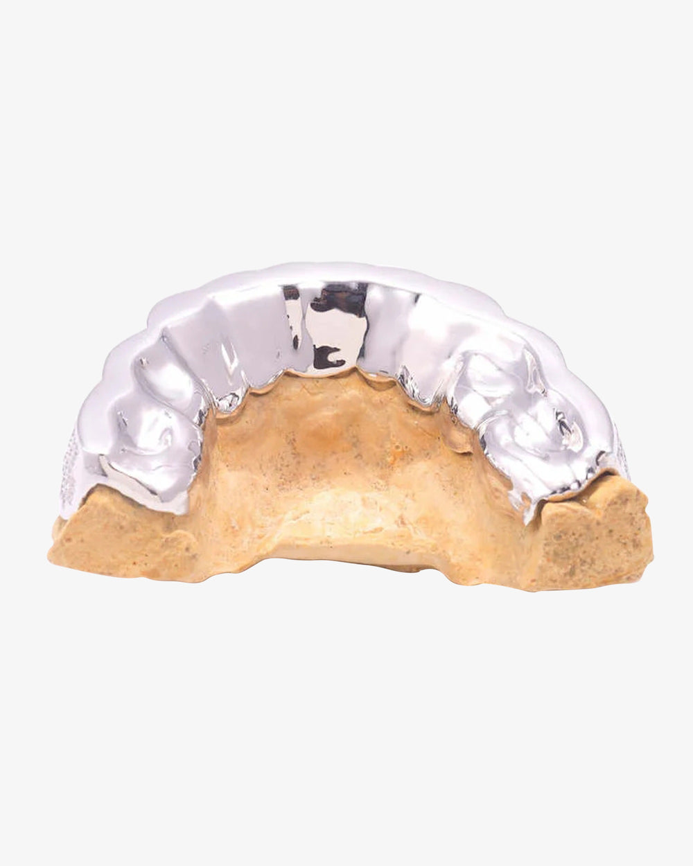 10 on bottom moissanite invisible set grillz white background back px