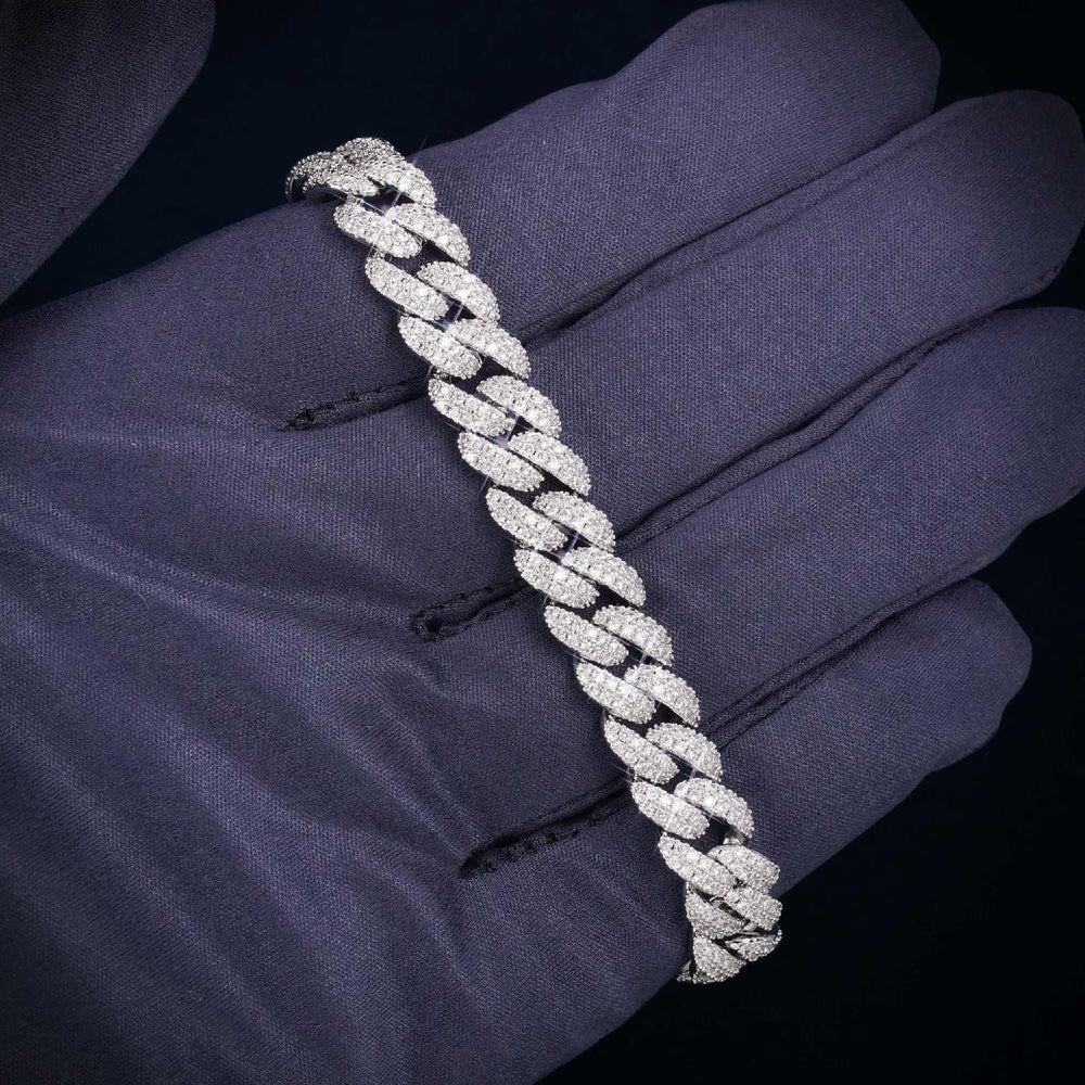 10MM VVS Miami Cuban Link Bracelet 14K Gold icecartel hand