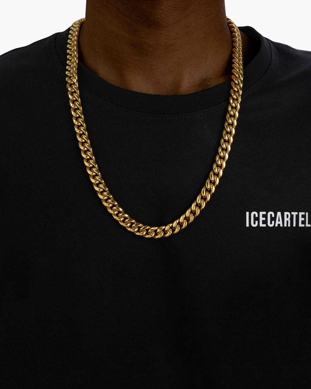 10mm 10k solid gold cuban chain icecartel model