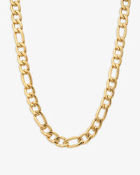 10mm Figaro chain 14k yellow gold icecartel new main