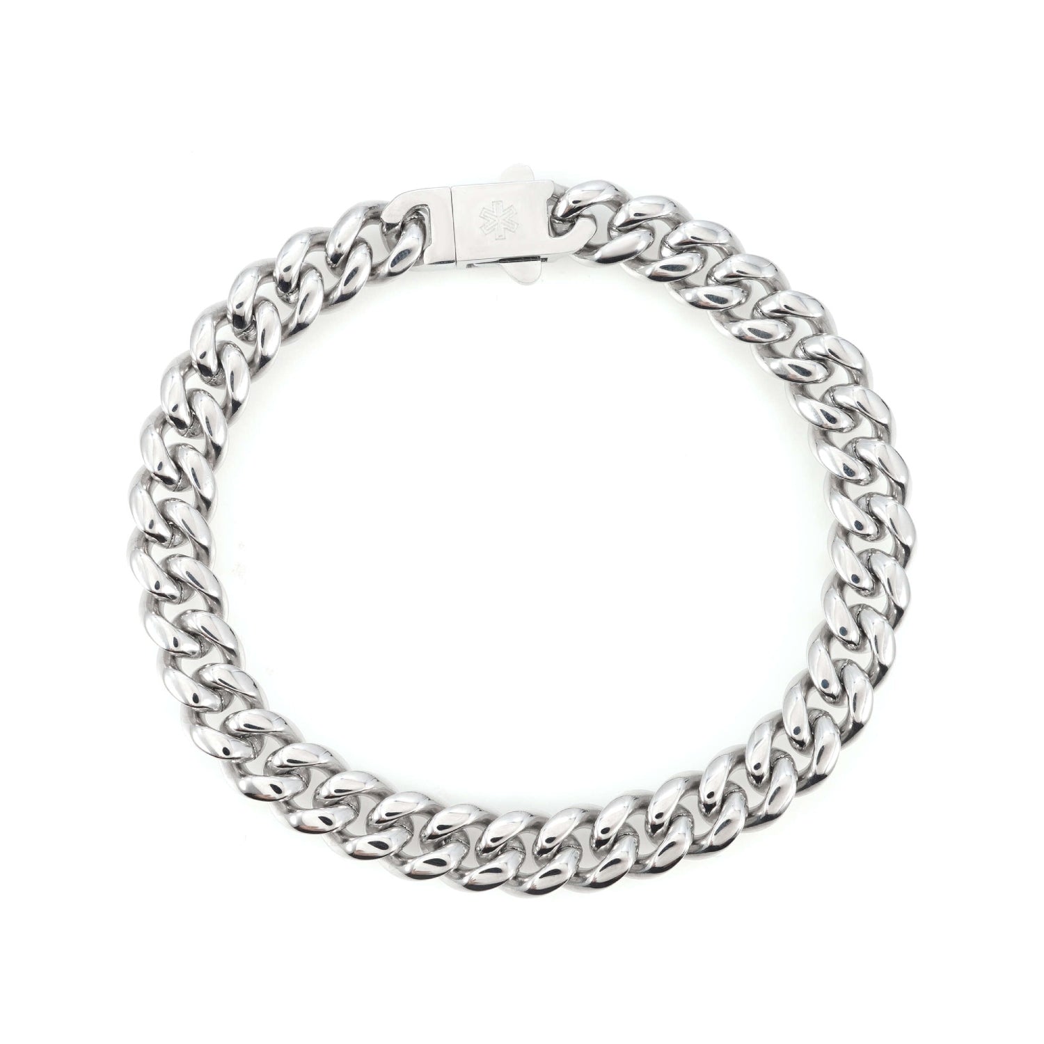 10mm cuban link bracelet 14k white gold icecartel main
