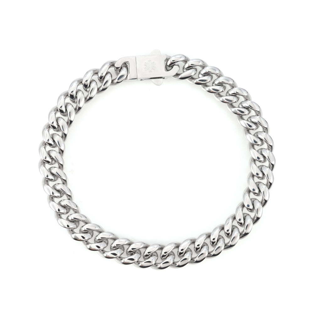 10mm cuban link bracelet 14k white gold icecartel main