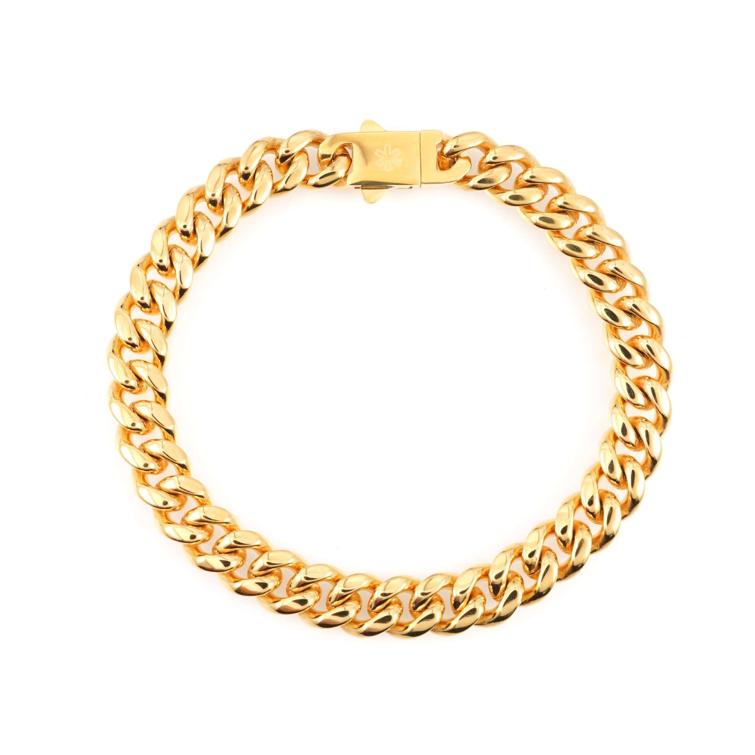10mm cuban link bracelet 14k yellow gold icecartel main