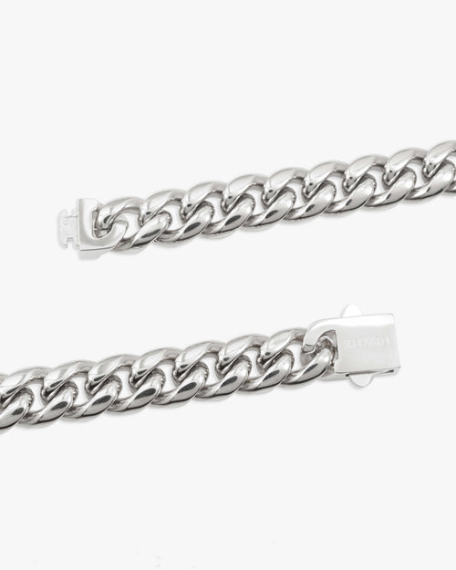 10mm cuban link chain 14k white gold icecartel lock