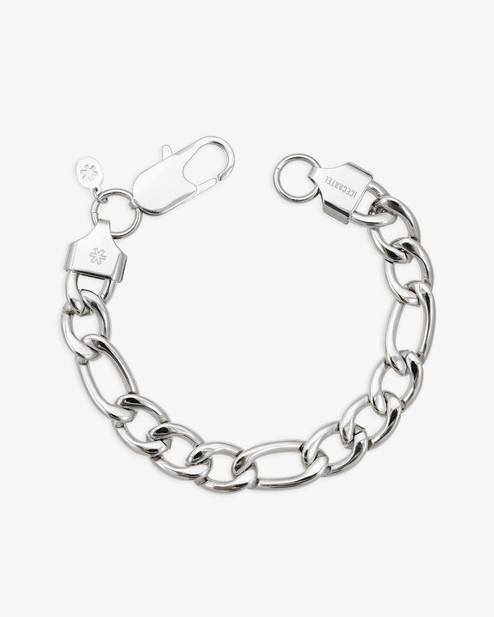 10mm figaro bracelet 14k main new