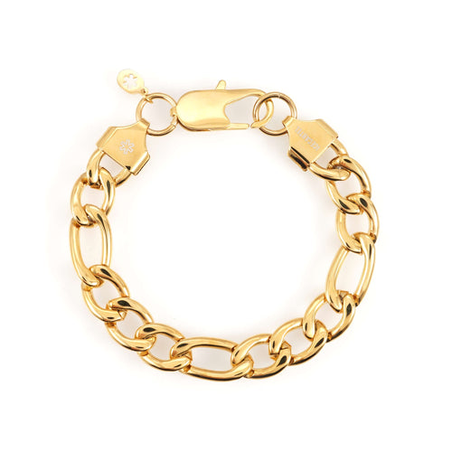 10mm figaro bracelet 14k yellow gold icecartel main