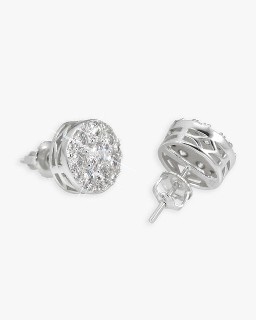 10mm moissanite cluster halo stud earrings icecartel white main