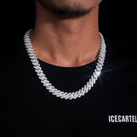 10mm moissanite cuban link chain model