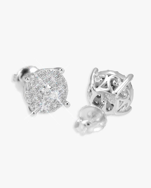 10mm moissanite halo stud earrings icecartel main white front