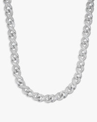 10mm moissanite infinity link chain 14k gold icecartel px main