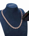 10MM Moissanite Infinity Link Chain 14K Gold - Rose Gold