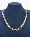 10MM Moissanite Infinity Link Chain 14K Gold - Yellow Gold