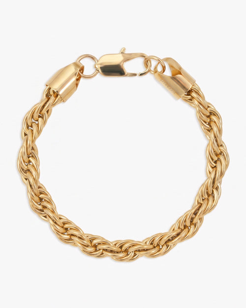 10mm rope bracelet 14k gold icecartel main new