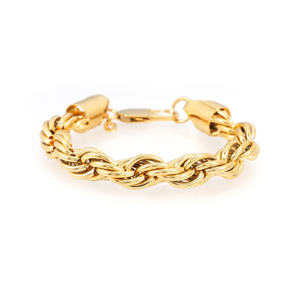 10mm rope bracelet 14k yellow gold icecartel main
