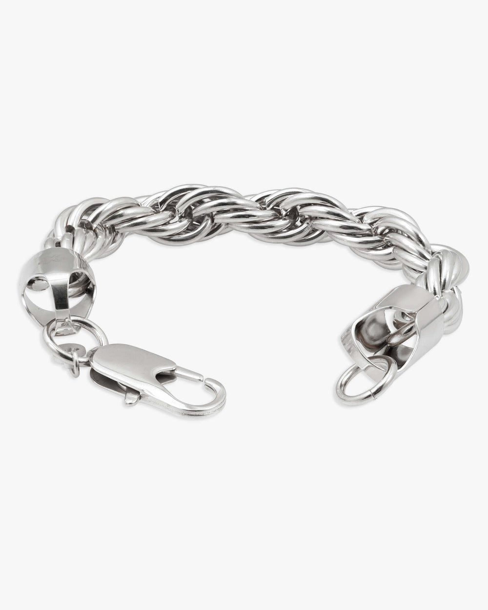 10mm rope bracelet silver icecartel lock