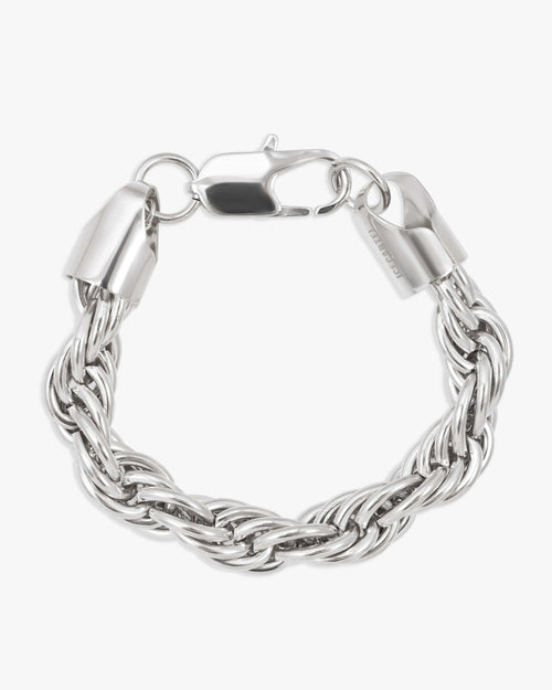 10mm rope bracelet silver icecartel main
