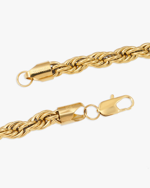 10mm rope chain 14k gold icecartel lock