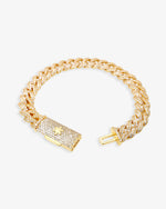 10MM VVS Miami Cuban Link Bracelet 14K Gold - Yellow Gold