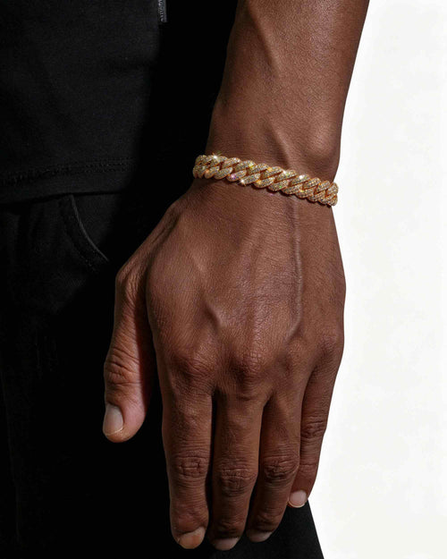 10mm vvs miami cuban link bracelet 14k gold icecartel px yellow model