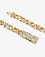 10MM VVS Miami Cuban Link Chain 14K Gold - Yellow Gold