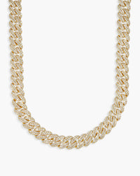 10MM VVS Miami Cuban Link Chain 14K Gold