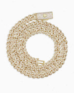 10MM VVS Miami Cuban Link Chain 14K Gold - Yellow Gold