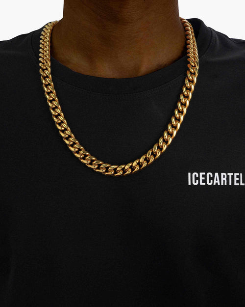 12mm 10k solid gold cuban chain icecartel model