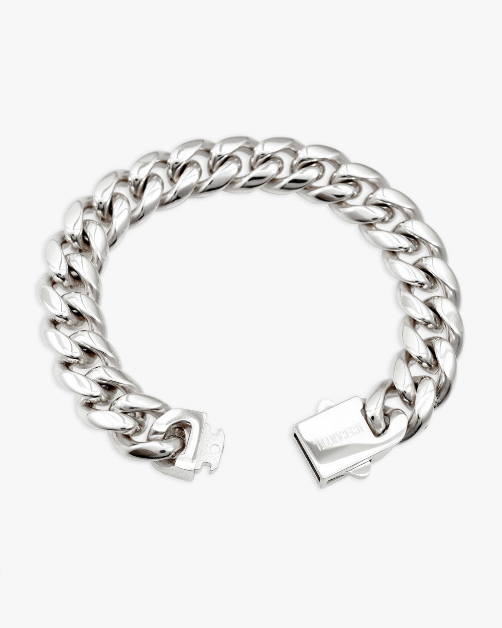 12mm cuban link bracelet 14k white gold icecartel lock