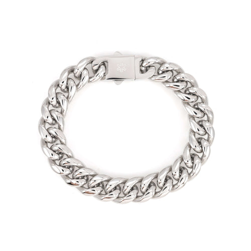 12mm cuban link bracelet 14k white gold icecartel main