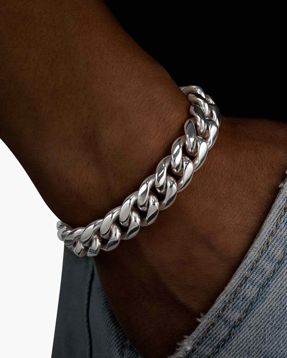 12mm cuban link bracelet 14k white gold icecartel model_1