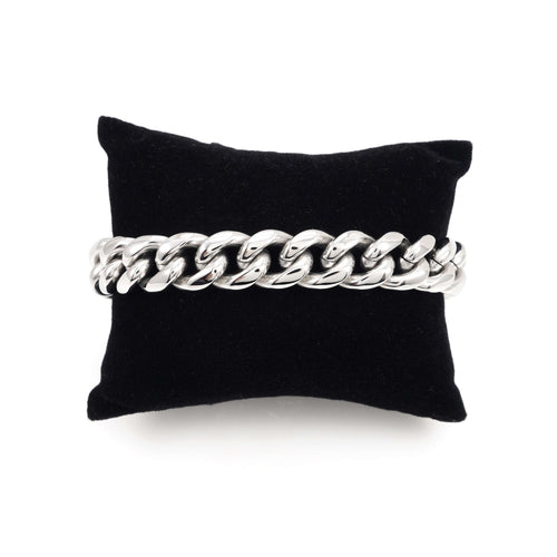 12mm cuban link bracelet 14k white gold icecartel pillow