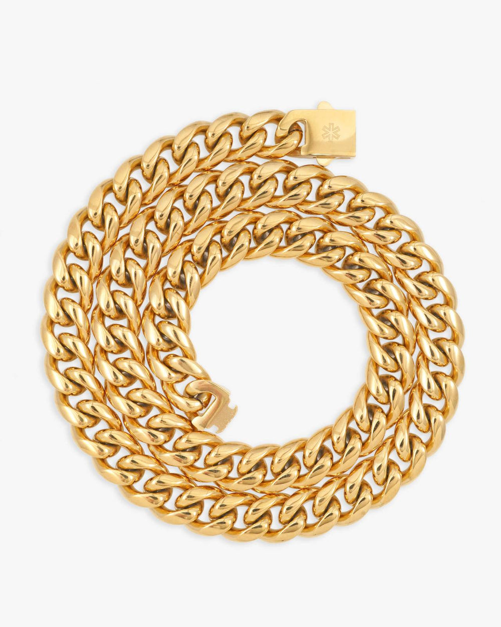 12mm cuban link chain 14k yellow gold icecartel top new