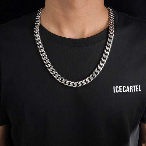12mm cuban link chain 925 silver icecartel model