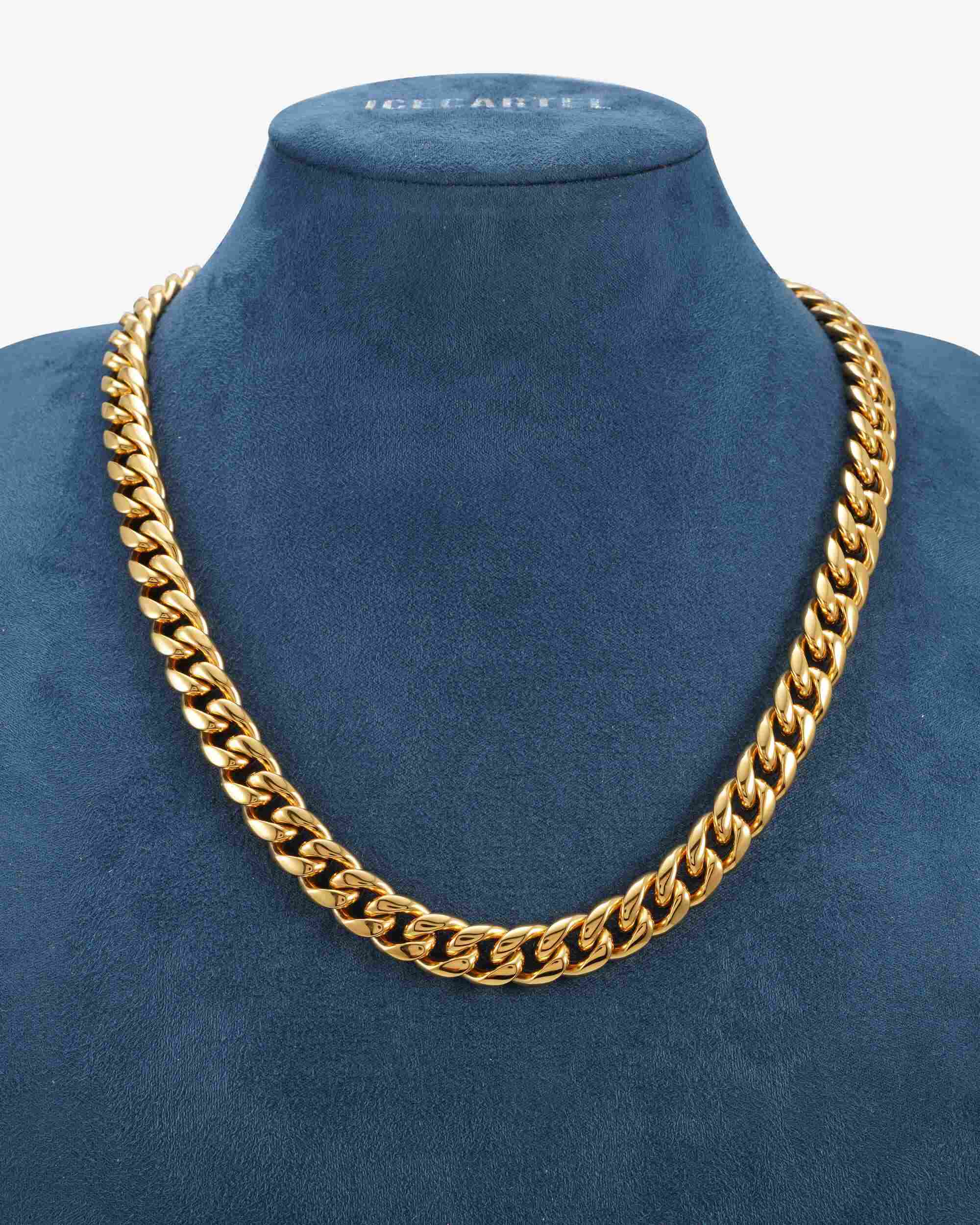 12MM Cuban Link Chain 14K Gold - IceCartel™