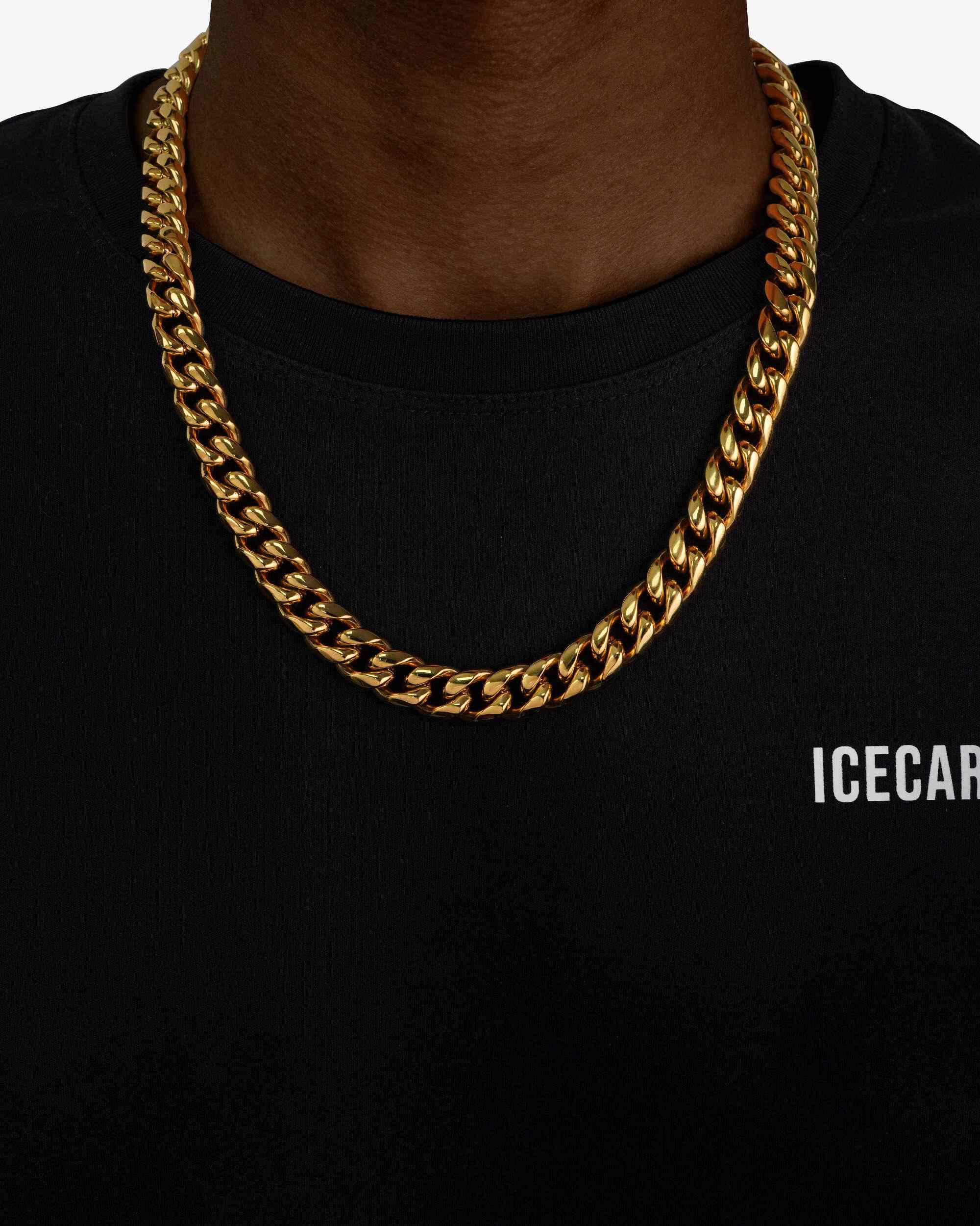 12MM Cuban Link Chain 14K Gold - IceCartel™