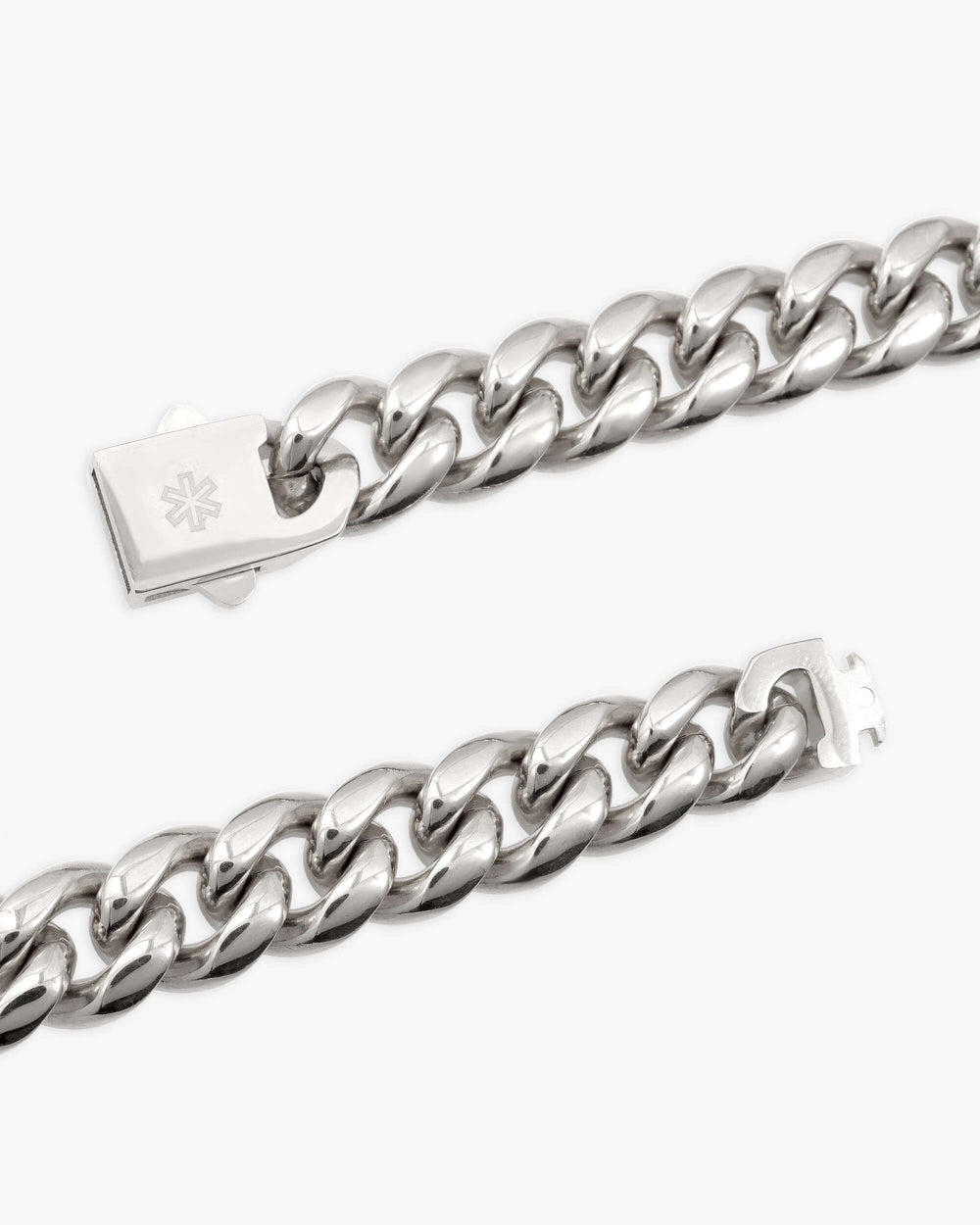 12mm cuban link chain solid silver icecartel clasp