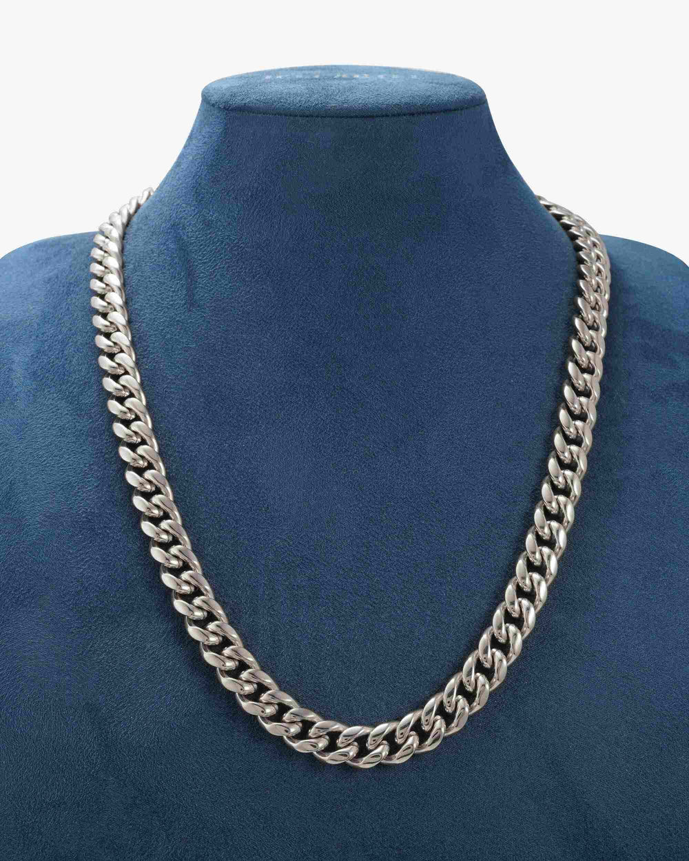12mm cuban link chain solid silver icecartel display